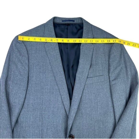 J. CREW Ludlow Traveler Men's Tollegno 1900 Wool Blazer Gray Size 40L Jacket - Picture 4 of 14